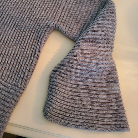 cotton Vince Camuto grey asymmetrical sweater - Picture 12 of 14